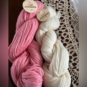 Vintage skeins Paternayan wool yarn knitting felting crewel
